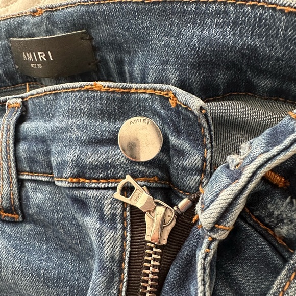 Authentic AMIRI jeans size 30, slim/skinny super stretchy fit, in perfect cond.! - Picture 3 of 8